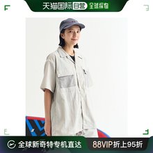 日潮跑腿Nanga南迦 女款 衬衫 象牙 67123373 尼龙开领短袖