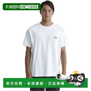 左胸刺绣印花 1h可退 T恤 全棉半袖 QST241 日本直邮Quiksilver男装