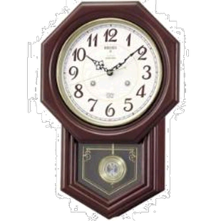 日本直邮SEIKO RQ205B 无线电控制挂钟 Chime & Strike RQ205B