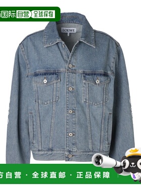 日本直邮LOEWE 男士蓝色牛仔夹克（5475 Anagram Jacket）h526y50