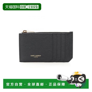 日本直邮中古YSL圣罗兰男S级99新card case卡包牛皮零钱包黑色