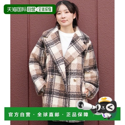 日本直邮RIKKA FEMME 女士 宽松格纹外套 双色可选 自由搭配 RF25