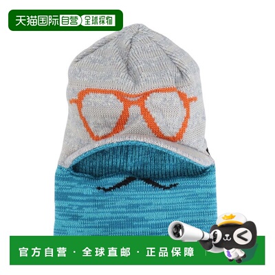 日本直邮PHENIX 儿童针织帽 Color glasses ESB24HW83 灰色 [无商