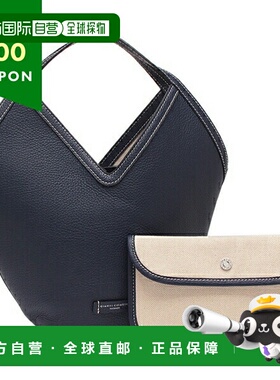 日本直邮Gianni Chiarini 手提包 Amphora M 号带小袋 海军蓝 女