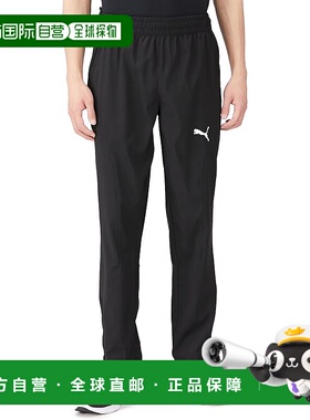 【日本直邮】彪马 男士 FIT WOVEN 健身运动 锥形裤 525526 黑色