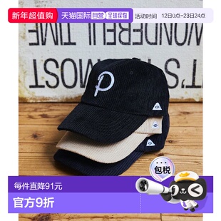 1h可退 日本直邮POLeR 联名款 男女同款 全棉灯芯绒棒球帽 经典休