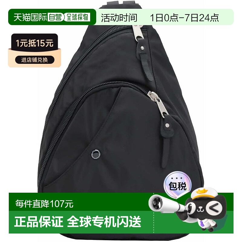 【日本直邮】[Anello] 腰包 A5 多收纳 URBAN OD ATS0231Z 黑色