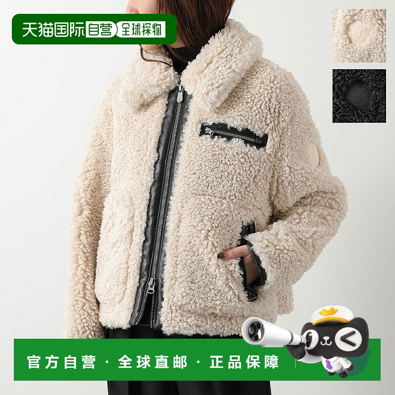 日本直邮SAVE THE DUCK HESTER D32515W CURL 女士仿皮草外套棉服