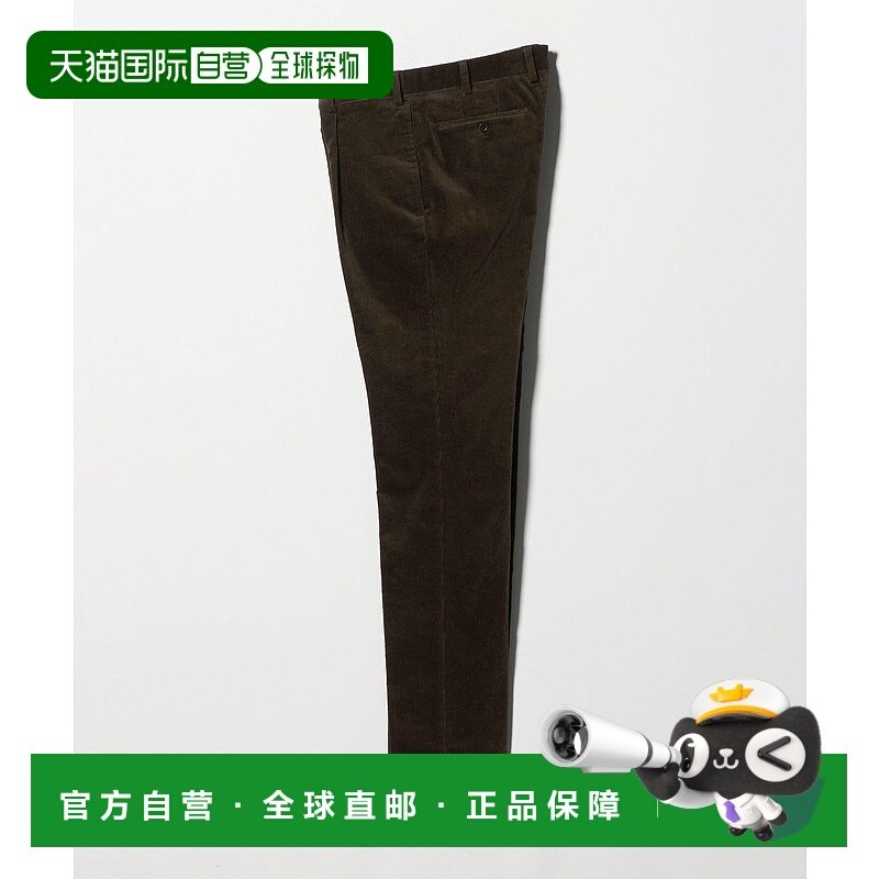 1h可退 日本直邮VISCONTI 男士意大利微弹细坑条休闲西裤 R-MODEL