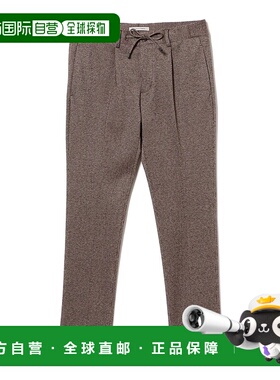 1h可退 日本直邮giabsarchivio 男装 混纺面料 一褶抽绳西裤 2423