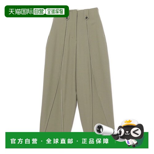 日本直邮SUPPORT SURFACE 女士 羊毛直筒褶皱西裤【付后1h可退】