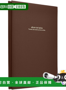 【日本直邮】Nakabayashi仲林Fuel相册 de favine A4尺寸 棕色