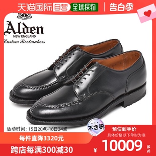 D9631C 日本直邮ALDEN 男式 休闲锋利休 鞋 标准马臀皮传统商务正装