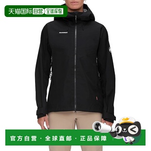 【日本直邮】猛犸象Crater 4 硬壳防水连帽夹克 亚洲版女款/黑