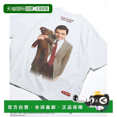 日本直邮Mr. Bean 后背印花T恤