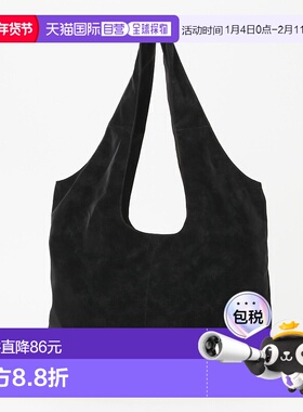 1h可退 日本直邮GLOBAL WORK 女士轻便仿麂皮托特包 A4可入 侧袋