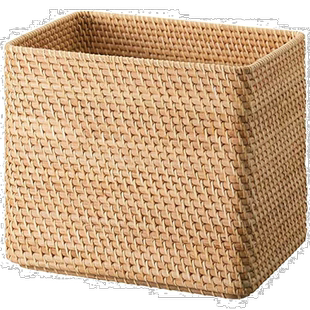 【日本直邮】Muji无印良品 叠放藤筐 长方形特大 36x26x31cm 3830