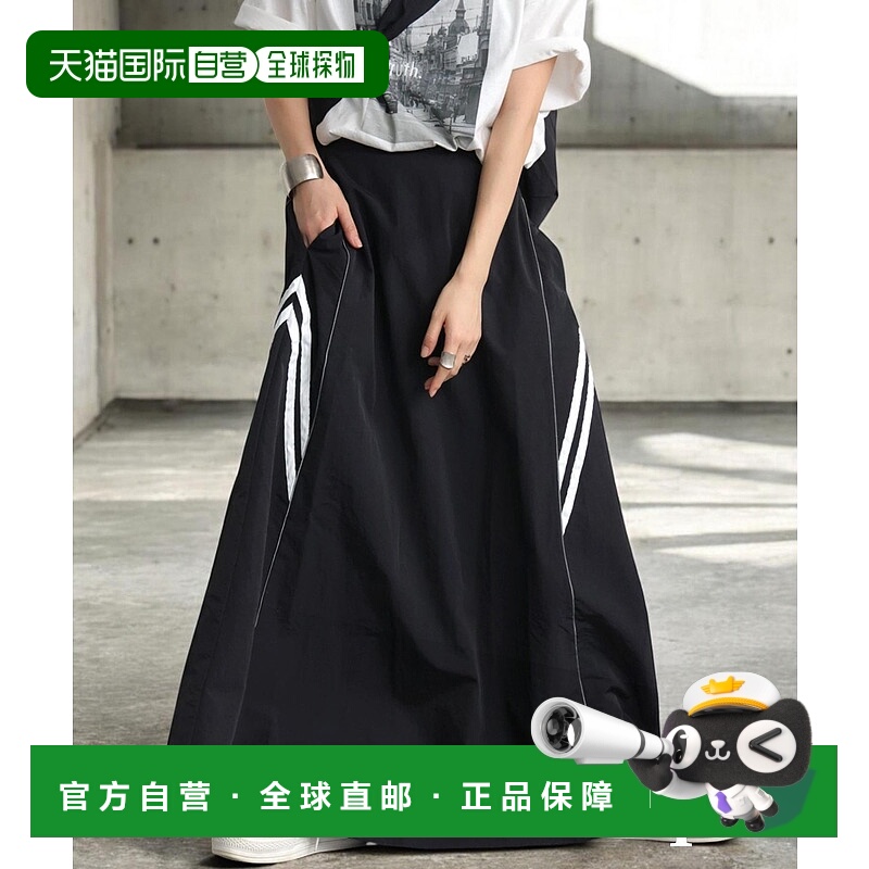 1h可退 日本直邮antiqua 女士撥水线条设计运动风半身裙 WTC0022