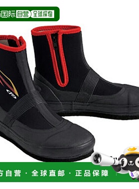 日本直邮FP-5780 Ayu tabi (中分叉) (毛毡鞋底) 3L 黑色 x 红色