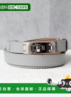 日本直邮florge 无级调节牛皮革Turn Lock设计腰带 FL8218EW04663