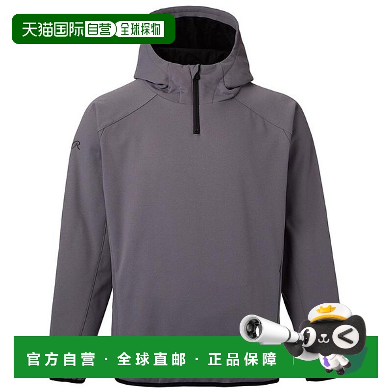 日本直邮Rawlings 连帽半拉链上衣 AOS15F21-GRY