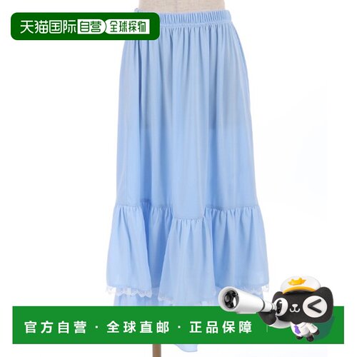 日本直邮axes femme 女装 中长款雪纺打底裙 TS287X06半身裙a字裙