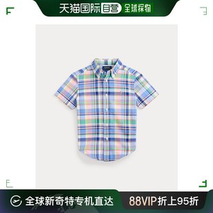 儿童款 Lauren 日本直邮Polo Childrenswear 衬衫 Ralph 格纹短袖