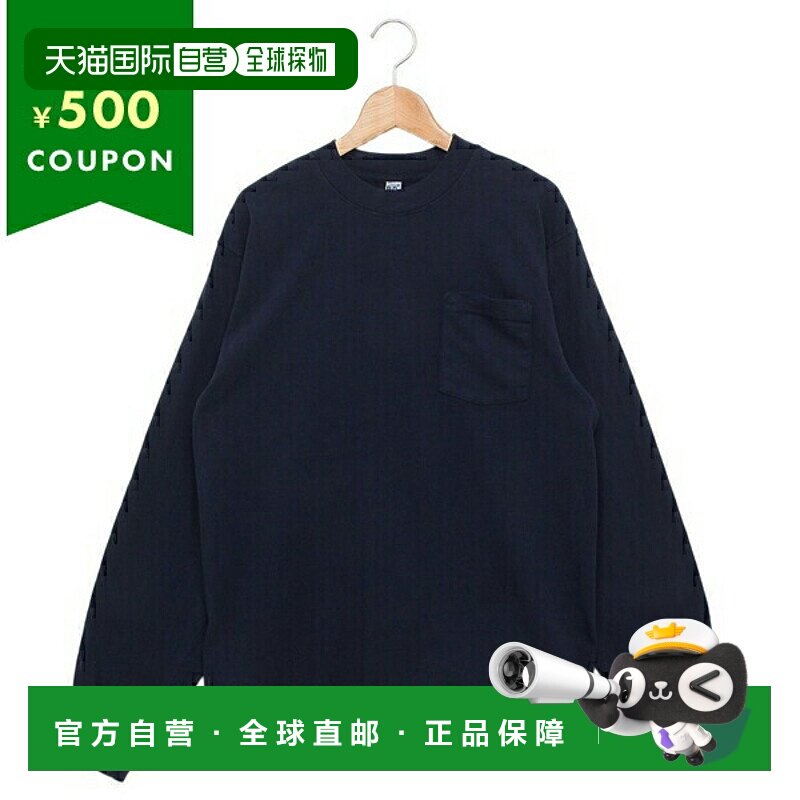 日本直邮Los Angeles Apparel 男士长袖口袋 T 恤裁剪衫男士 LosA