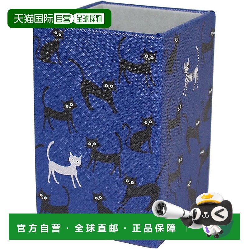 【日本直邮】珍珠眼镜架猫咪小巧 BU 098027 蓝色（大约）宽 54 x