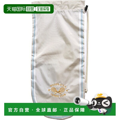 日本直邮Wilson LEGACY RACQUET 软套网球包奶油色/蓝色WR8049402