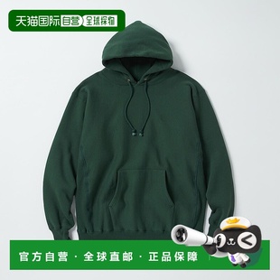 男款 日本直邮Champion 卫衣 纯色连帽抽绳长袖 FW22