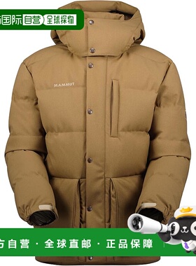 【日本直邮】猛犸象 连帽羽绒服 亚洲版男款 深沙色 1013-02981