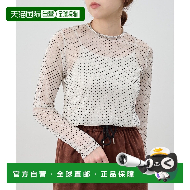 1h可退 日本直邮SHENERY女装透纱点点上衣 SNZ1052106A0004