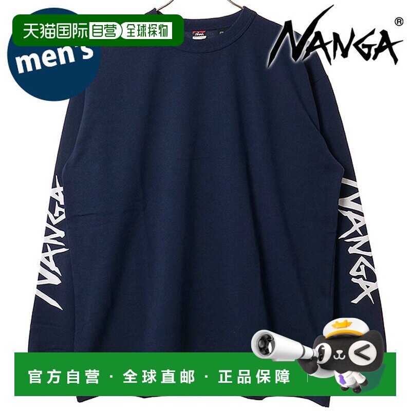 日本直邮NANGA 男士环保混纺袖标长袖T恤 [N2500-1L030A SS26] 环图片
