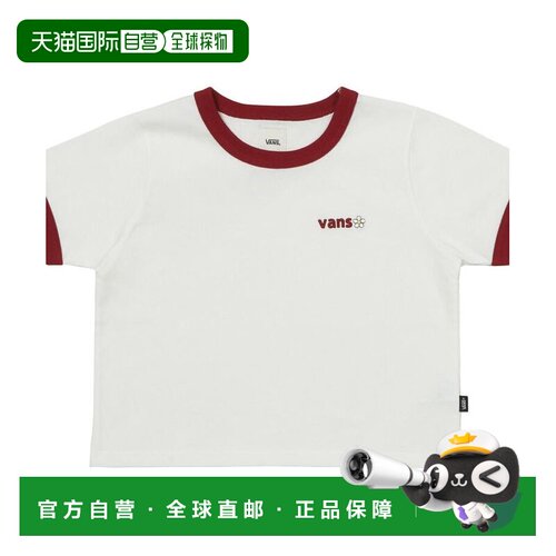 日本直邮VANS 卫衣 W flower logo ringer TEE