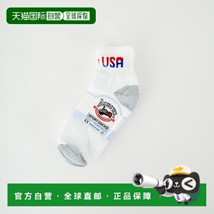 1h可退 日本直邮RAILROAD SOCK 女士 TEAM USA短筒袜3双装 RSS10U