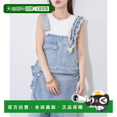 日本直邮etsinta 男女同款 多穿法工装风牛仔背心 TYZ1062103A000
