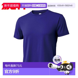 日本直邮ZETT 内衣棒球短袖吸汗速干弹力运动内搭打底衫圆领轻薄