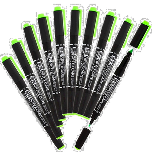 【日本直邮】Zebra 斑马 荧光笔 Optex Care 绿色 10支装B-WKCR1-