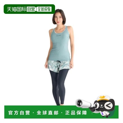 日本直邮ROXY 女士 DIVE INTO YOU 健身泳衣两件套 卡其色 [25SPR