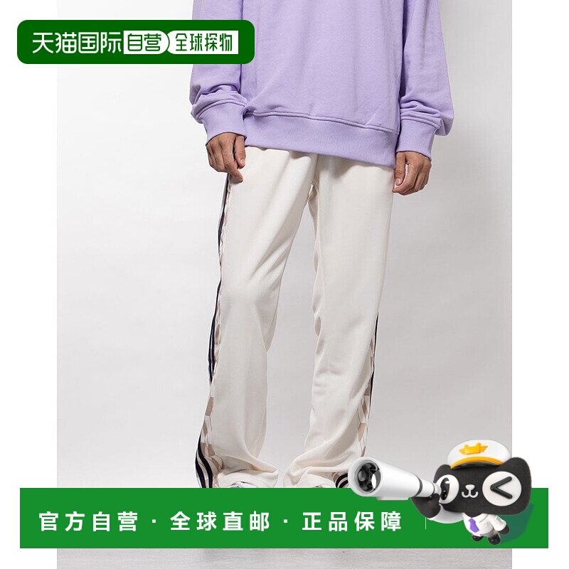 日本直邮NERDY 符号图案拼接运动裤 休闲裤卫裤[NE8621EU00202]