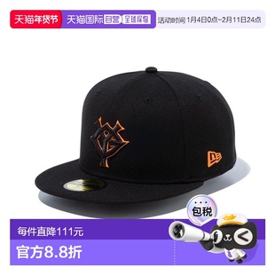 日本直邮New Era 59FIFTY 读卖巨人队 黑色 黑色/橙色 14525164
