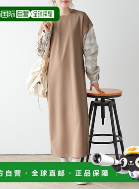 1h可退 日本直邮La-gemme 女士休闲风大袖连身裙 lsss24198连衣裙