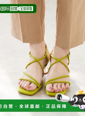 日本直邮Menue 透明跟带扣凉鞋单鞋 ME8623BW02429