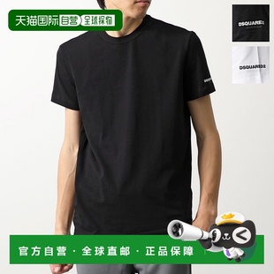 DCX250070 男士 半袖 日本直邮DSQUARED2 砍袖 DCX350060 圆领 T恤