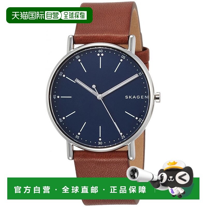 【日本直邮】SKAGEN诗格恩简约大方时尚休闲潮流百搭男士手表6355
