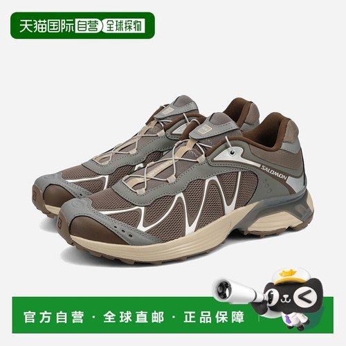 日本直邮SALOMON XT-WHISPER 男女低帮运动鞋猎鹰灰/青镴灰/白胡