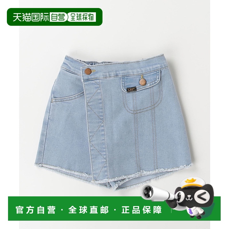 1h可退 日本直邮Lee 儿童牛仔短裤 DNM LK2161 LK2161192