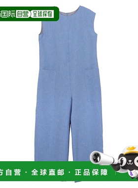 日本直邮KOBE LETTUCE 可选2尺寸亚麻质感连身裙 [E3270]