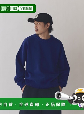 日本直邮Lui's男装宽松短款圆领针织衫棉质短版上衣 LUZ2061105A0